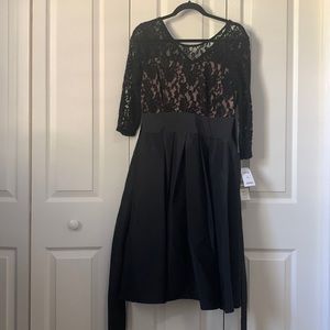 Black formal dress. Size 12. S.L. Fashions.